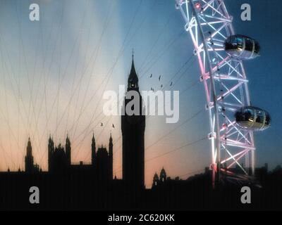 GB - Londres : Westminster de nuit Banque D'Images
