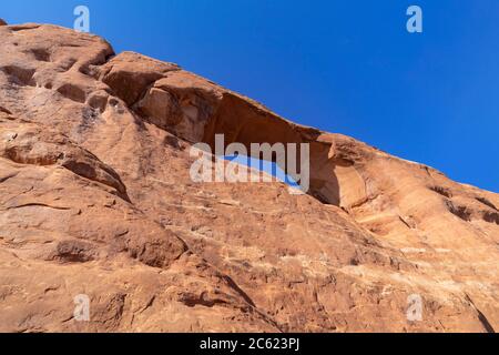 Skyline Arch, parc national d'Arches, États-Unis Banque D'Images