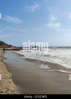 Plages vides de Vagator Banque D'Images