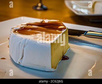 Petit-déjeuner à Hotel Schiff de Hittisau, Autriche Banque D'Images