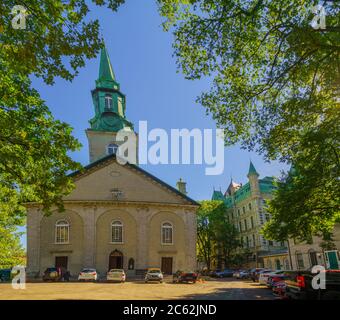 Vue de la cathédrale Holy Trinity, à Québec, Québec, Canada Banque D'Images
