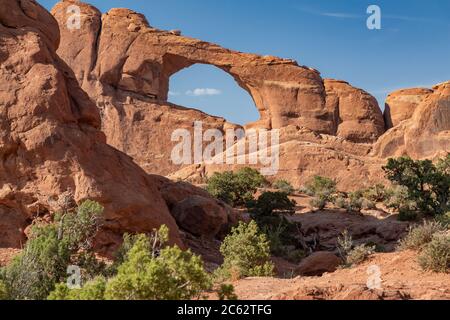 Skyline Arch, parc national d'Arches, États-Unis Banque D'Images