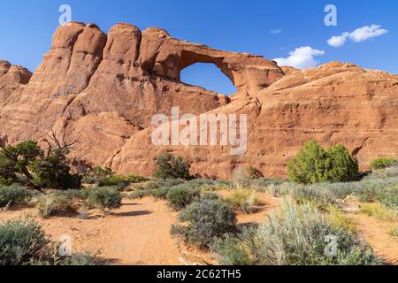 Skyline Arch, parc national d'Arches, États-Unis Banque D'Images