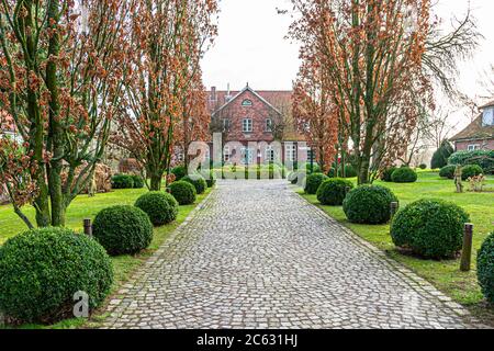 Friederikenhof Lübeck, Allemagne Banque D'Images