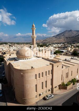 Mosquée du Sultan Qaboos, Nizwa, Sultanat d'Oman. Banque D'Images