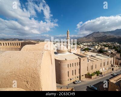 Mosquée du Sultan Qaboos, Nizwa, Sultanat d'Oman. Banque D'Images