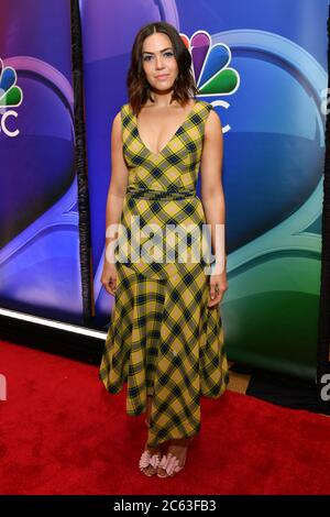 L'actrice Mandy Moore participe à l'amont de la NBC 2019/20 au four Seasons Hotel New York le 13 mai 2019 à New York. Banque D'Images