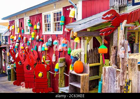 Bar Harbour est une ville sur Mount Desert Island, le long de Frenchman Bay, Maine, Etats-Unis Banque D'Images