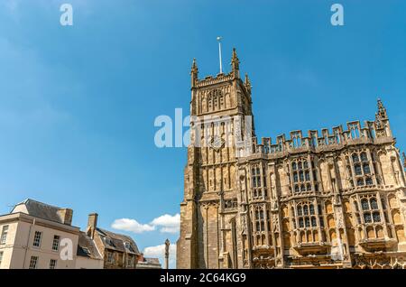 Église Saint-Jean-Baptiste de Cirencester, Gloucestershire, Angleterre, Royaume-Uni Banque D'Images