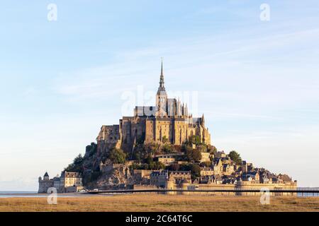 Le Mont Saint Michel en France Banque D'Images