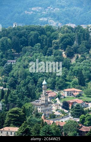 Italie, Lombardie, Lac Orta, Villa Crespi Relais Banque D'Images