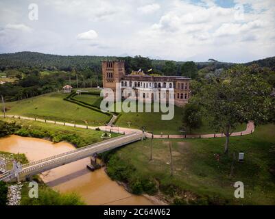 Vue panoramique sur le château de Kellie, Batu Gajah, Perak Banque D'Images