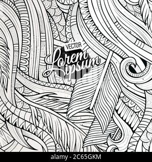 Décor ornemental de fond ethnique vecteur Illustration de Vecteur