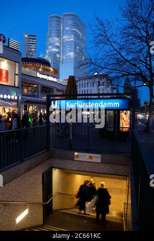 Allemagne, Berlin, Kurfürstendamm Banque D'Images