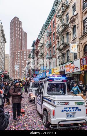 Nouvel an chinois à New York, États-Unis Banque D'Images