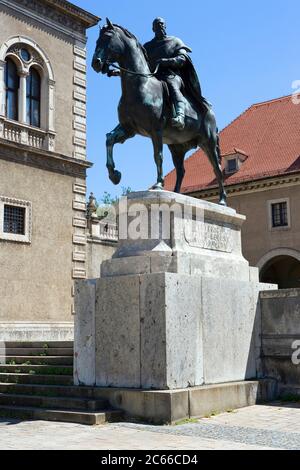 Munich, Mémorial, Luitpold Prince Regent de Bavière, 1821 - 1912, Luitpold Karl Joseph Wilhelm de Bavière, Prince Regent du Royaume de Bavière, Prinzregenstraße Banque D'Images