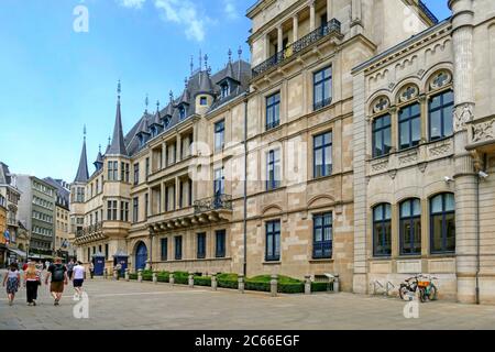 Palais grand-ducal, Luxembourg, Luxembourg Banque D'Images