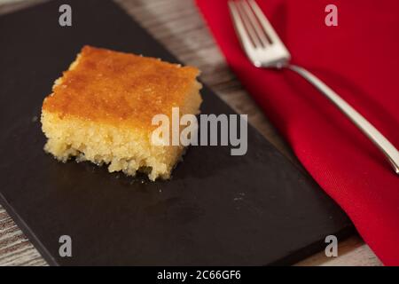 revani, revani, gâteau de dessert traditionnel avec sirop, Banque D'Images