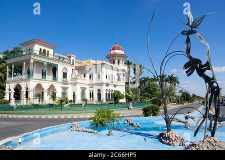 Cuba, la Havane, Cienfuegos, Hotel Palacio de Valle Punta Gorda Banque D'Images