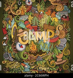 Dessin animé dessin à la main Illustration de Vecteur