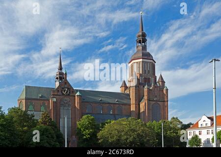 Eglise St Mary, Stralsund, Mecklembourg-Poméranie-Occidentale, Allemagne Banque D'Images