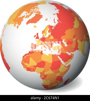 14Cm Outil D'Enseignement Carte Monde Géographique Globe Décoration De