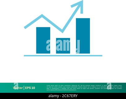 Graphique Finance, icône de bourse modèle de logo Vector Illustration Design. EPS vectoriel modifiable 10. Illustration de Vecteur