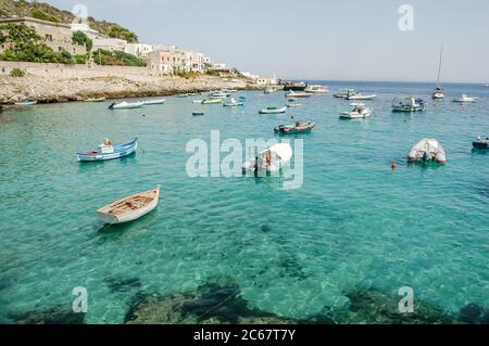 Photo Vue sur les îles Egadi, Sicile, Italie, Europe Banque D'Images