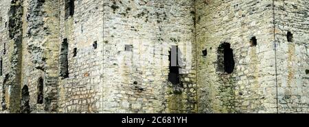 Vue sur le mur du château à Trim, comté de Meath, Irlande Banque D'Images