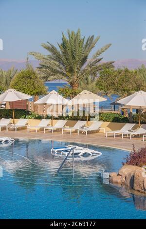 Asie, Moyen-Orient, Jordanie, Aqaba, Tala Bay, Movenpick Resort & Spa Banque D'Images