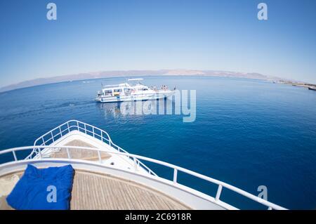 Asie, Moyen-Orient, Jordanie, Aqaba, baie de Tala Banque D'Images