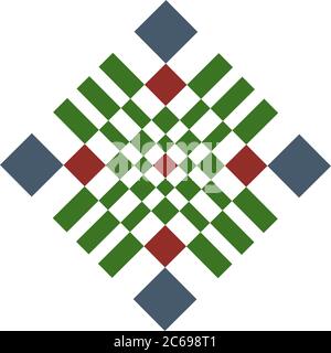 Motif abstrait géométrique vectoriel et arrière-plan avec badge. Pour un design moderne, une décoration, une circulaire, un modèle et une couverture. Illustration de Vecteur