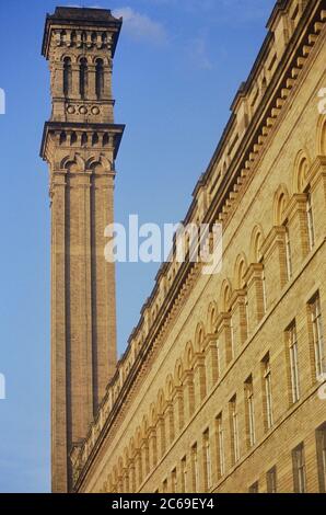 Lister Mills ou Manningham Mills, Patent Street, Bradford, West Yorkshire, Angleterre, Royaume-Uni. Banque D'Images