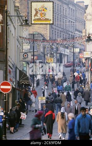 Ivegate, Bradford, Yorkshire, Angleterre, Royaume-Uni. Vers les années 1980 Banque D'Images