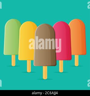 Illustration de la glace vectorielle Illustration de Vecteur