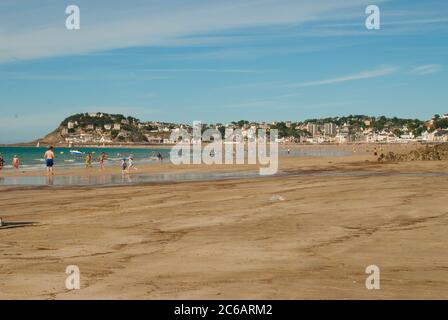 Plage de Pléneuf-Val-André Banque D'Images