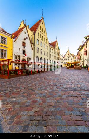 Tallinn Estonie Vieille ville Cityscape Banque D'Images