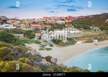 Plage de Rena Bianca, Santa Teresa Gallura, Sardaigne, Italie, Méditerranée, Europe Banque D'Images