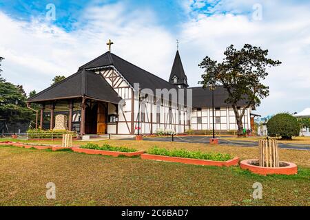 Cathédrale de la Toussaint, Shillong, Meghalaya, Inde, Asie Banque D'Images