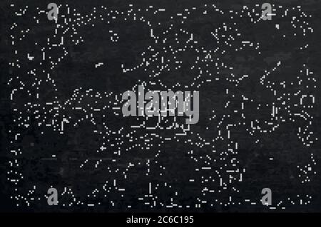 Tableau noir vecteur Doodle dessin main ensemble de dessins animés d'objets Illustration de Vecteur