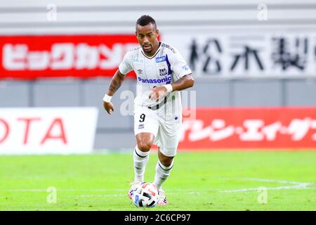 Toyota, Aichi, Japon. 8 juillet 2020. Ademilson (Gamba) football : 2020 match de la Ligue J1 entre Nagoya Grampus 2-2 Gamba Osaka au stade Toyota à Toyota, Aichi, Japon . Crédit: Naoki Nishimura/AFLO SPORT/Alay Live News Banque D'Images