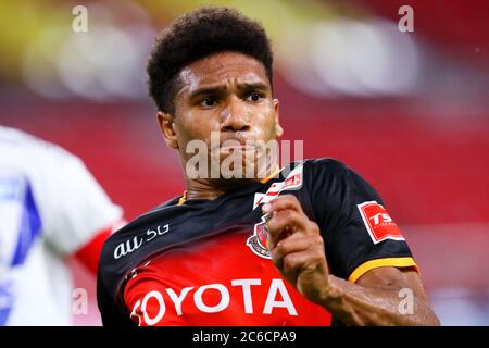 Toyota, Aichi, Japon. 8 juillet 2020. Mateus (Grampus) football : 2020 match de la J1 League entre Nagoya Grampus 2-2 Gamba Osaka au stade Toyota à Toyota, Aichi, Japon . Crédit: Naoki Nishimura/AFLO SPORT/Alay Live News Banque D'Images