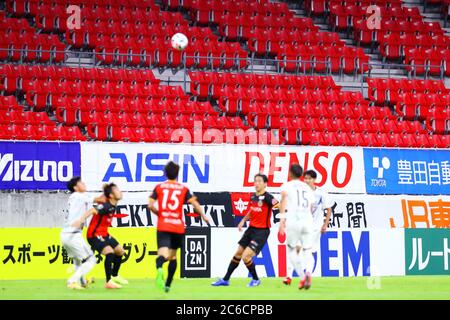 Toyota, Aichi, Japon. 8 juillet 2020. Stand football/Soccer : 2020 match de la J1 League entre Nagoya Grampus 2-2 Gamba Osaka au stade Toyota à Toyota, Aichi, Japon . Crédit: Naoki Nishimura/AFLO SPORT/Alay Live News Banque D'Images