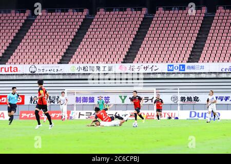Toyota, Aichi, Japon. 8 juillet 2020. Vue générale football/football : 2020 match de la J1 League entre Nagoya Grampus 2-2 Gamba Osaka au stade Toyota à Toyota, Aichi, Japon . Crédit: Naoki Nishimura/AFLO SPORT/Alay Live News Banque D'Images