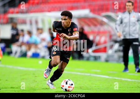 Toyota, Aichi, Japon. 8 juillet 2020. Mateus (Grampus) football : 2020 match de la J1 League entre Nagoya Grampus 2-2 Gamba Osaka au stade Toyota à Toyota, Aichi, Japon . Crédit: Naoki Nishimura/AFLO SPORT/Alay Live News Banque D'Images