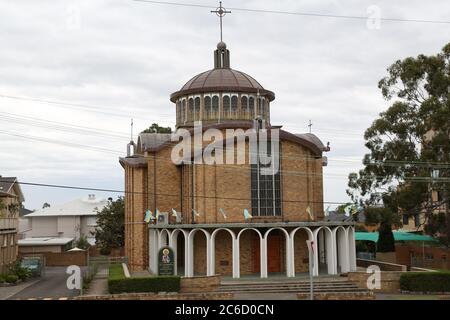 Photo du dossier prise le 15 juin 2014 : Église catholique ukrainienne de St Andrew à LIDCOMBE, dans l’ouest de Sydney. Banque D'Images