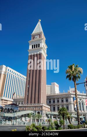 Las Vegas, 30 JUIN 2020 - vue extérieure du casino vénitien Banque D'Images