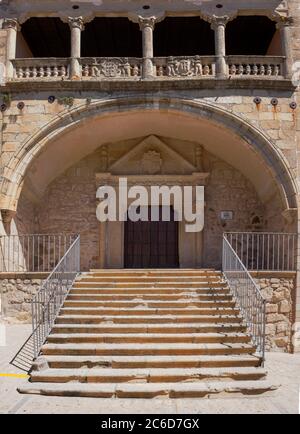 Palais Juan Pizarro de Orellana, Trujillo, Estrémadure, Espagne Banque D'Images