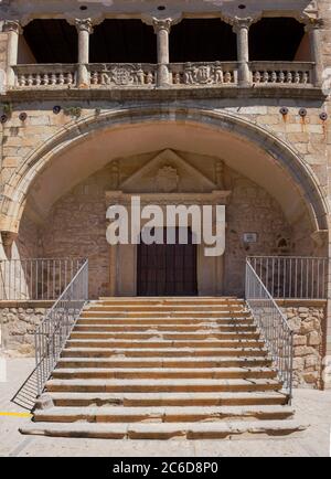 Palais Juan Pizarro de Orellana, Trujillo, Estrémadure, Espagne Banque D'Images