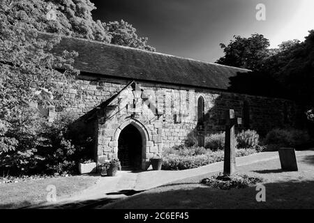 St Johns Chapel Heritage Centre, Belper Town, Amber Valley, Derbyshire Dales, Angleterre, Royaume-Uni Banque D'Images